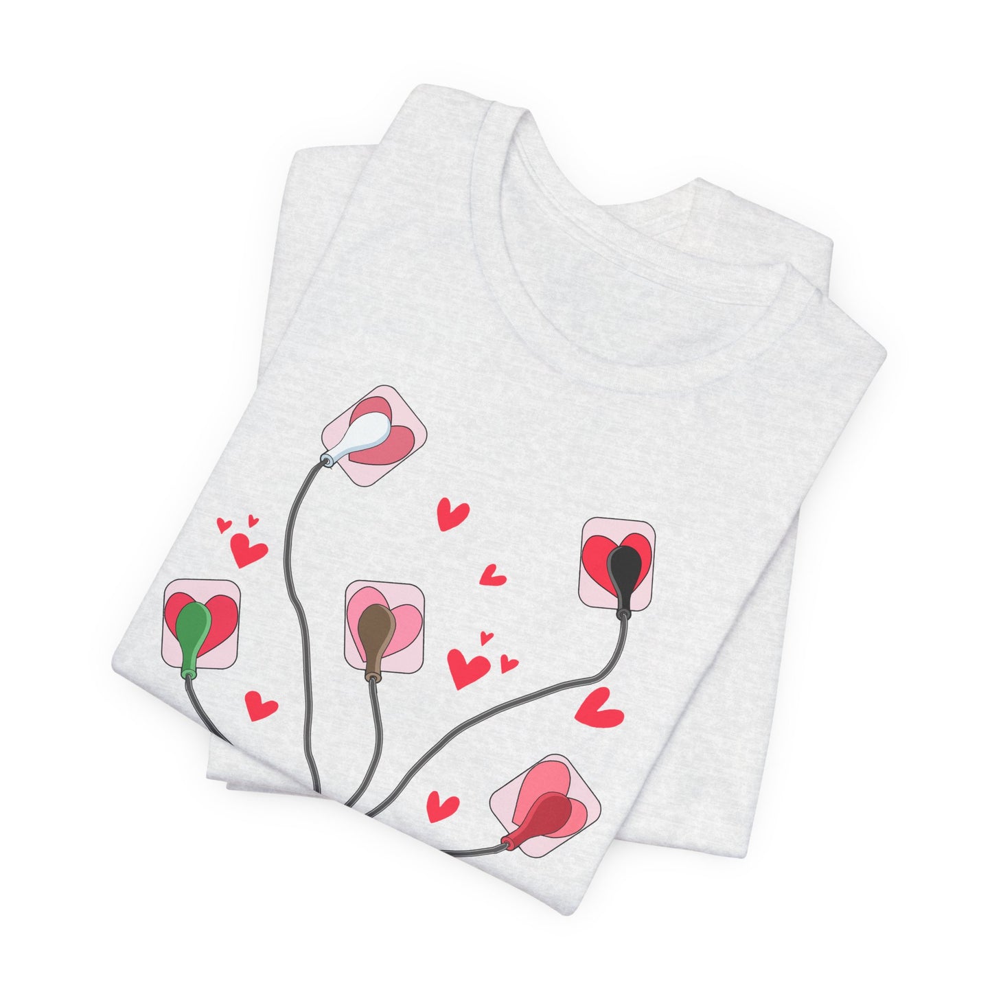 Valentine EKG Leads T-Shirt