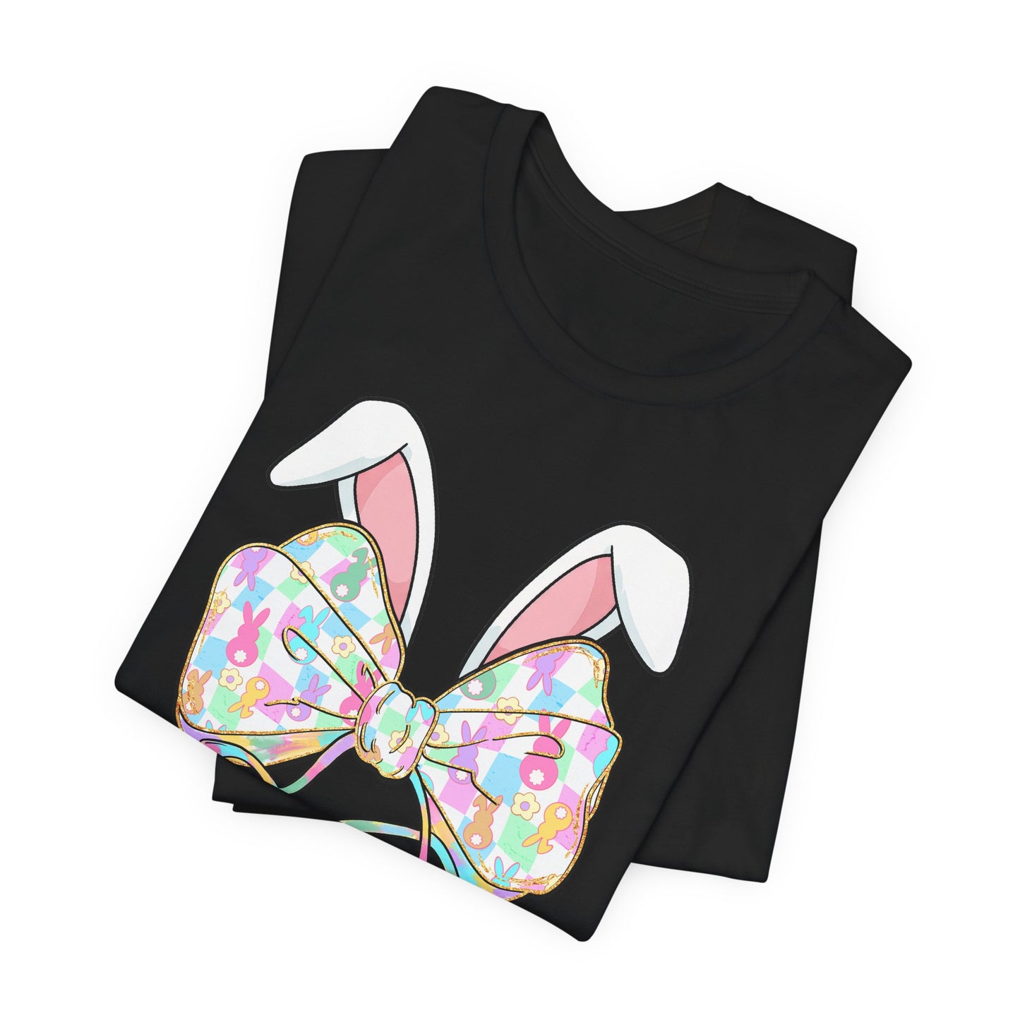 Custom Easter Bow with Stethoscope T-Shirt