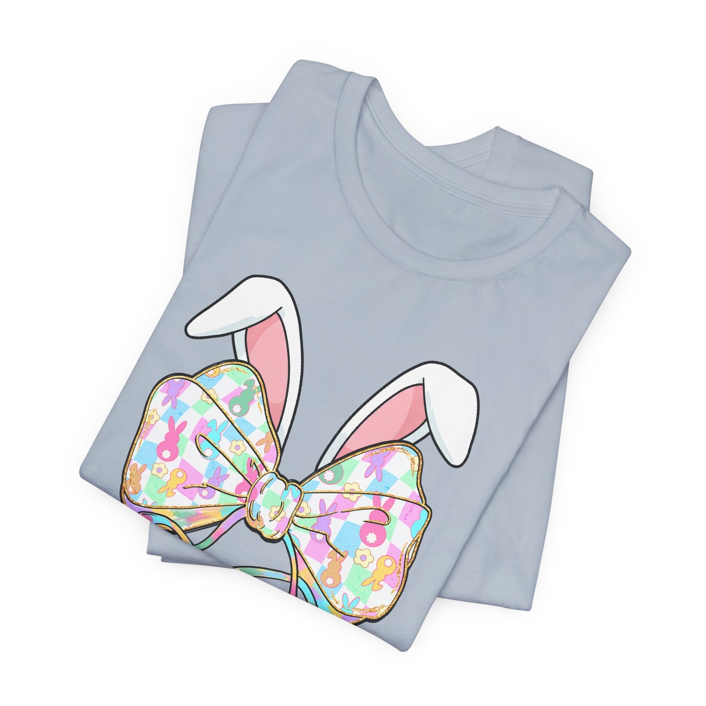 Custom Easter Bow with Stethoscope T-Shirt
