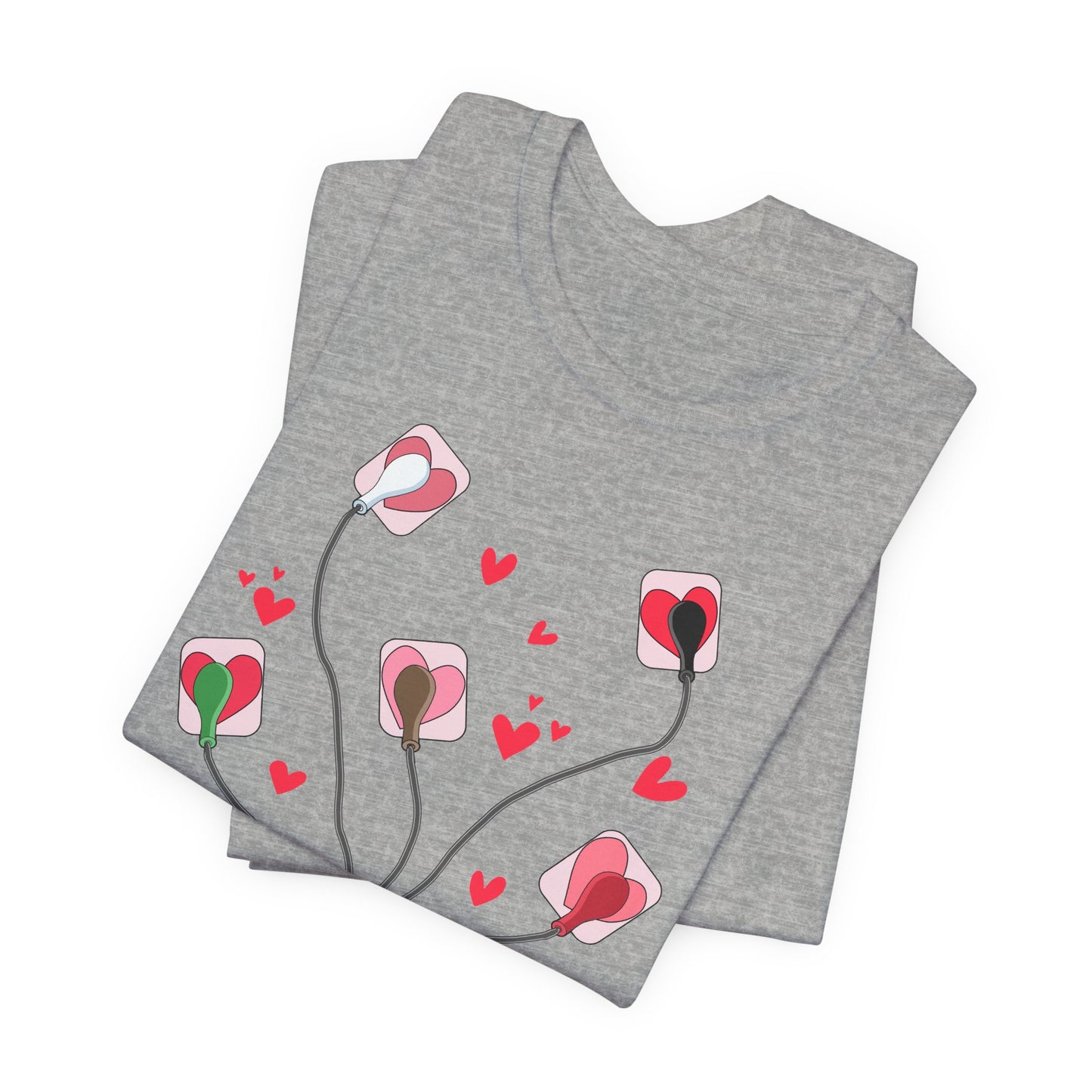 Valentine EKG Leads T-Shirt