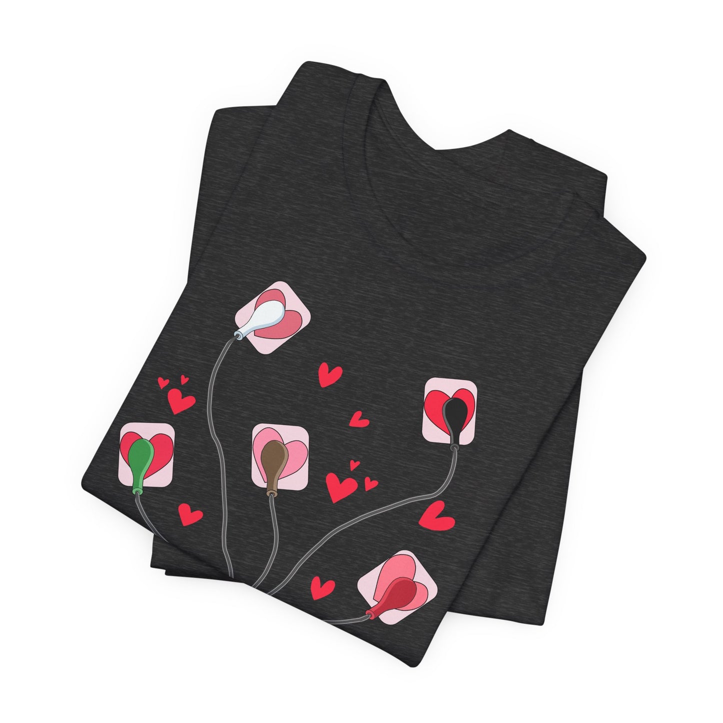 Valentine EKG Leads T-Shirt