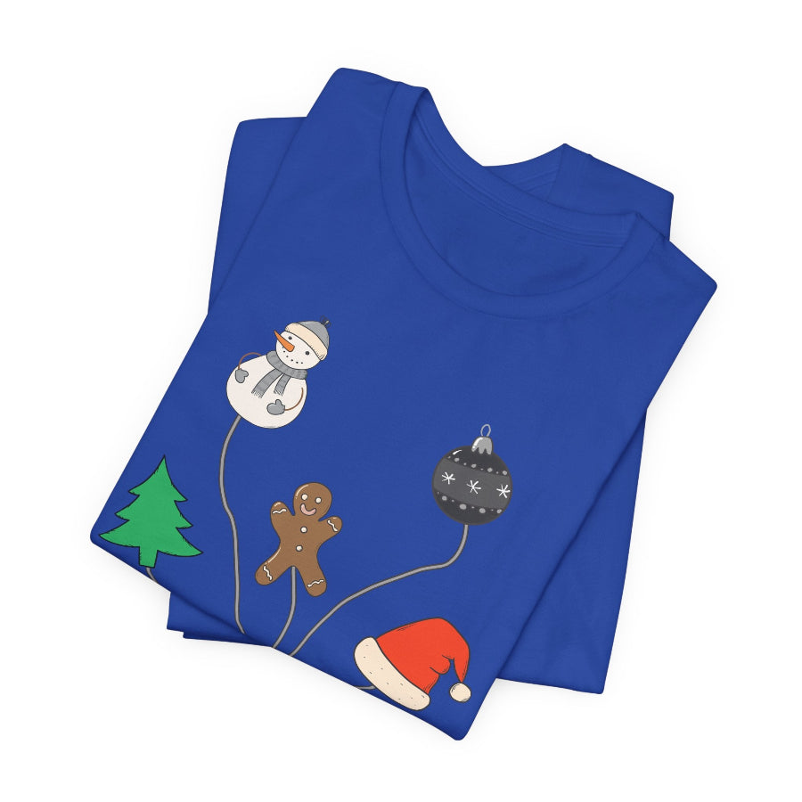 Christmas EKG Leads T-Shirt