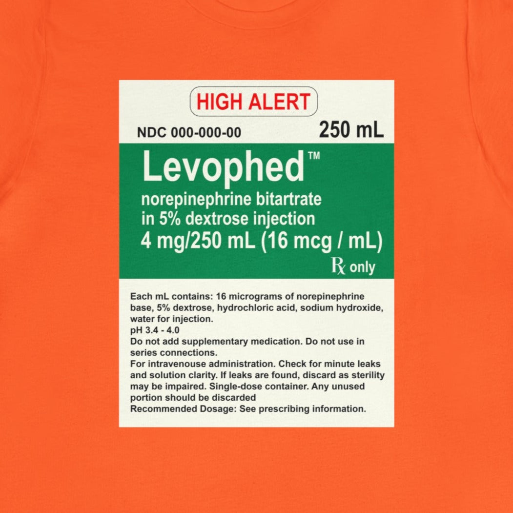 Levophed Label T-Shirt