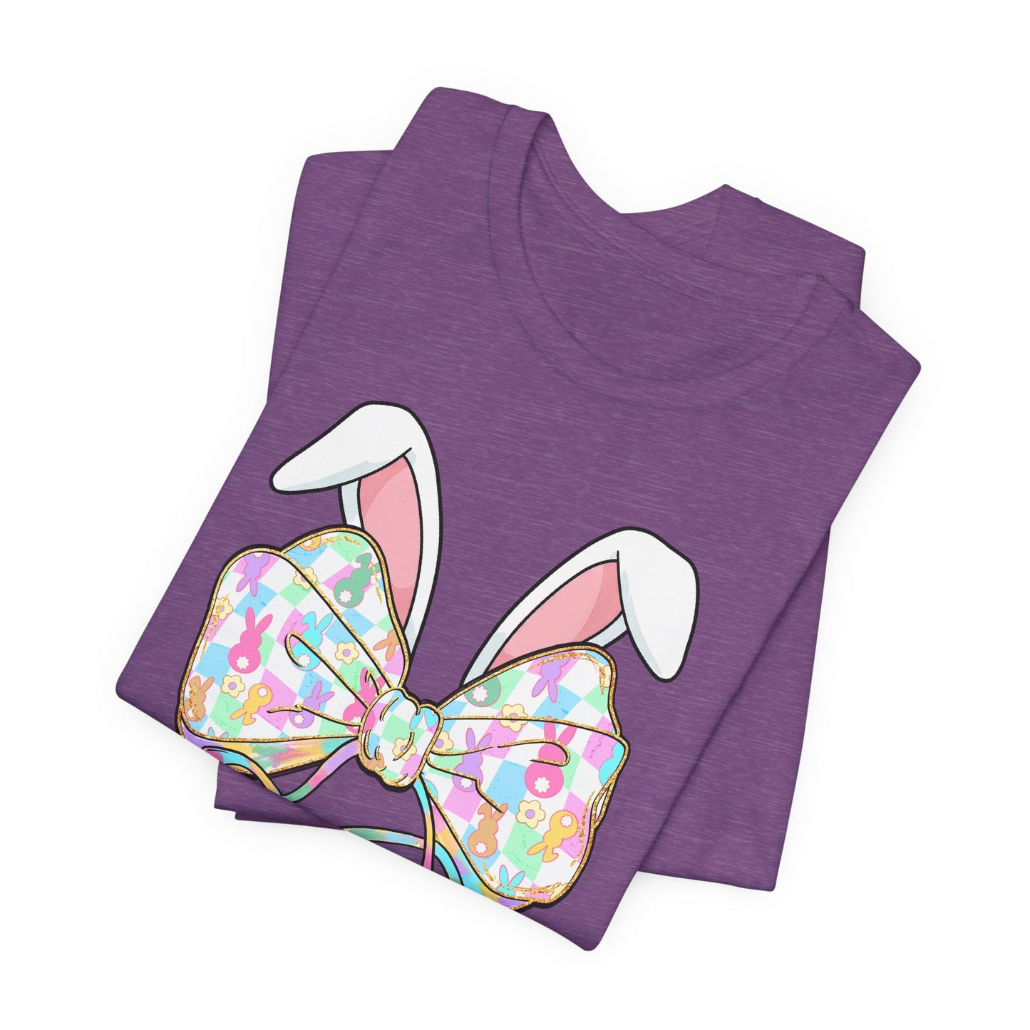 Custom Easter Bow with Stethoscope T-Shirt