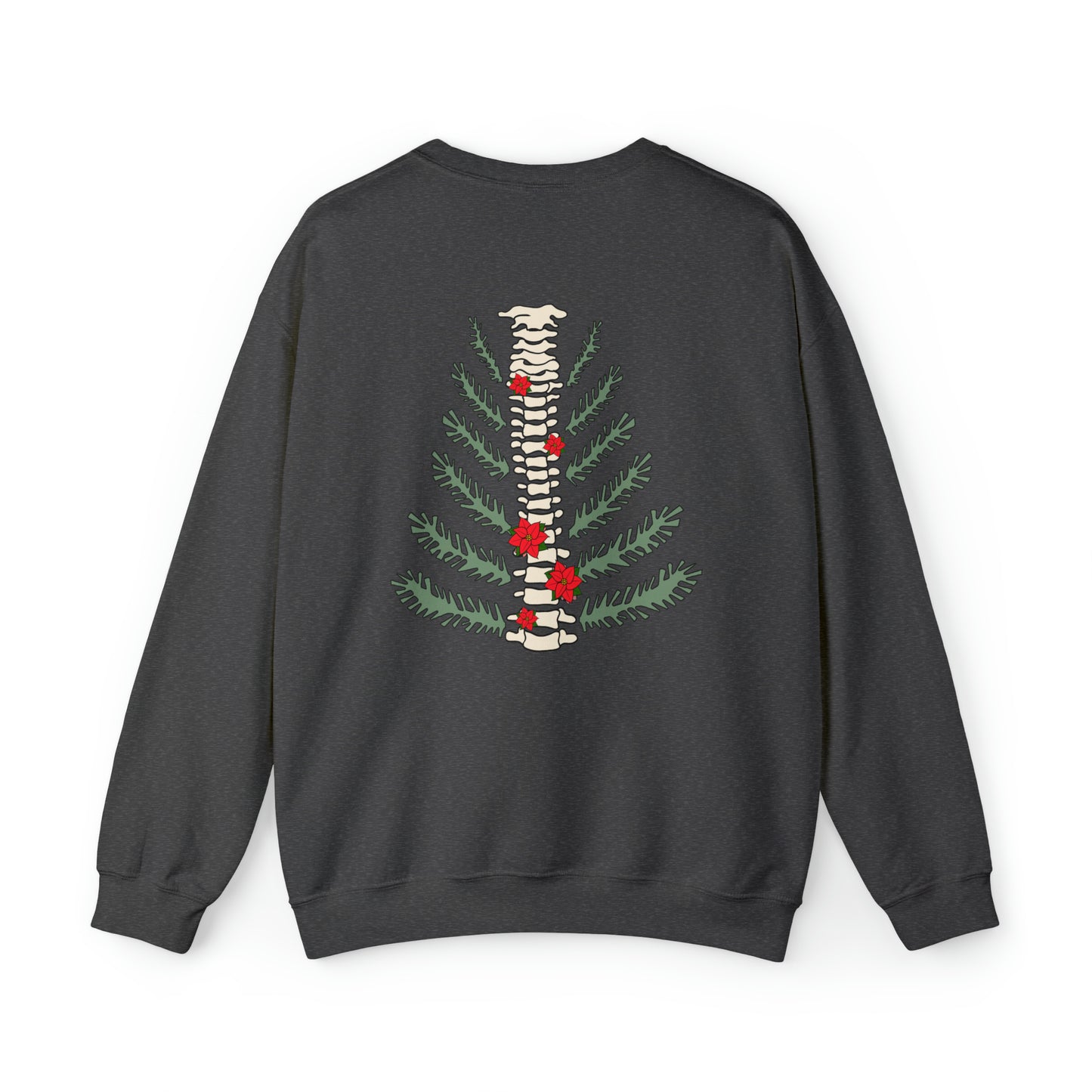 Christmas Tree Spine (Back Design) Sweatshirt