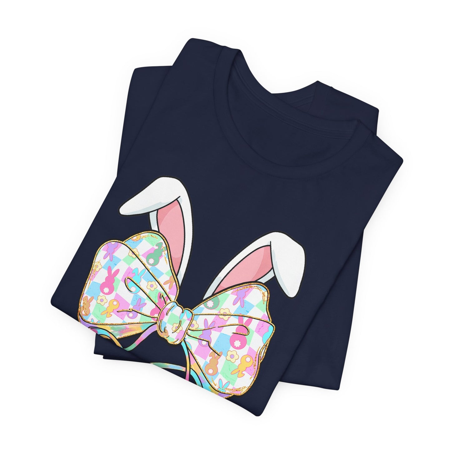 Custom Easter Bow with Stethoscope T-Shirt
