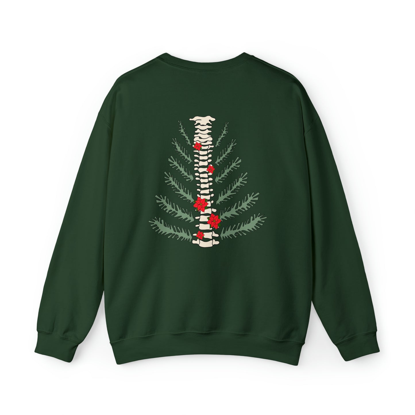 Christmas Tree Spine (Back Design) Sweatshirt
