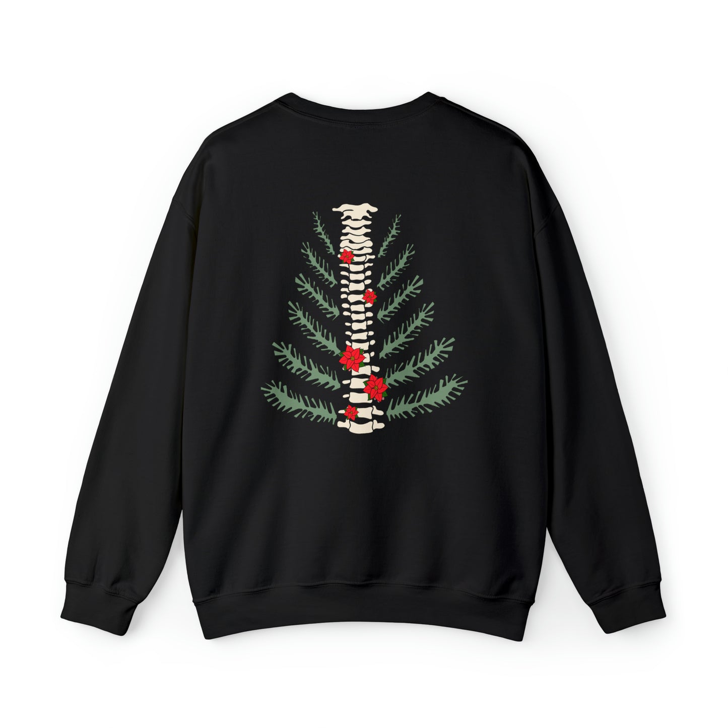 Christmas Tree Spine (Back Design) Sweatshirt
