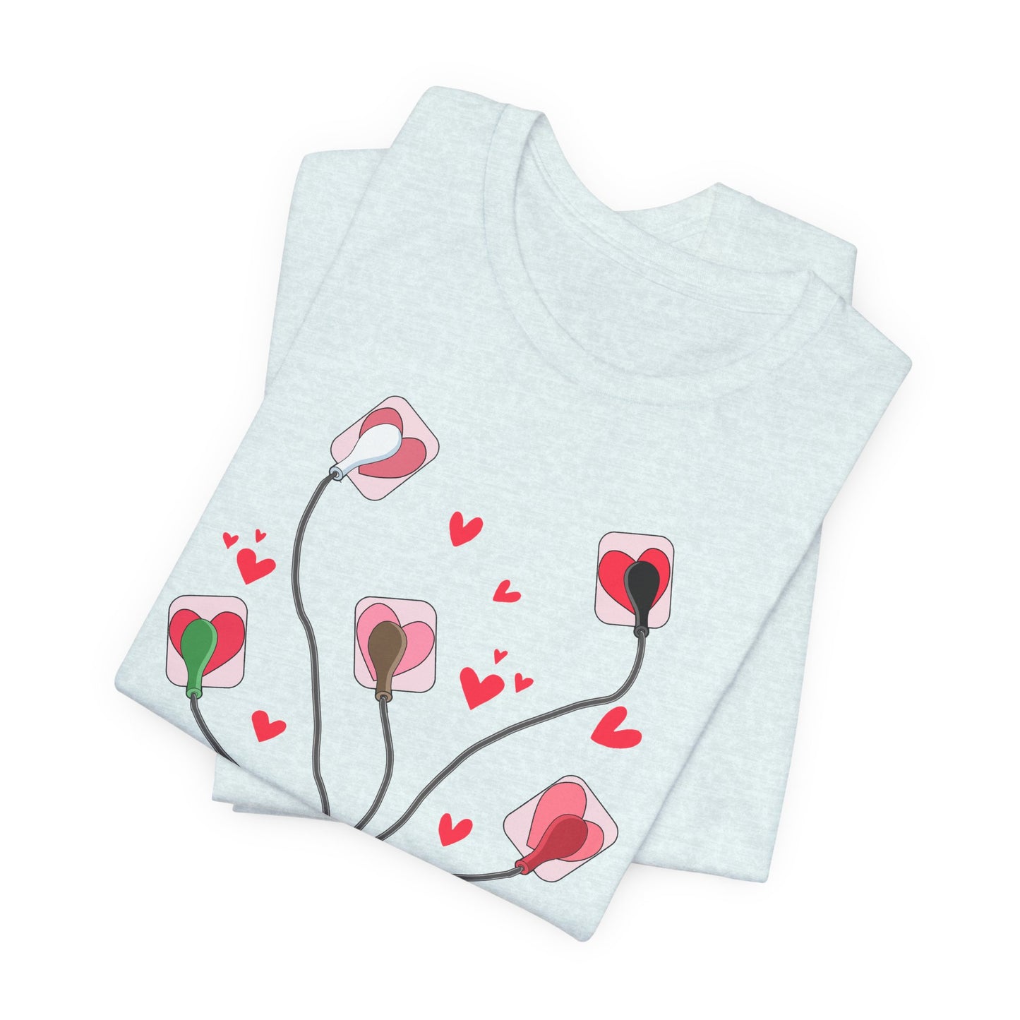 Valentine EKG Leads T-Shirt