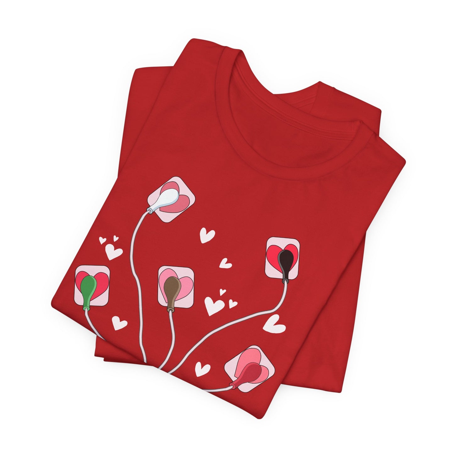 Valentine EKG Leads T-Shirt