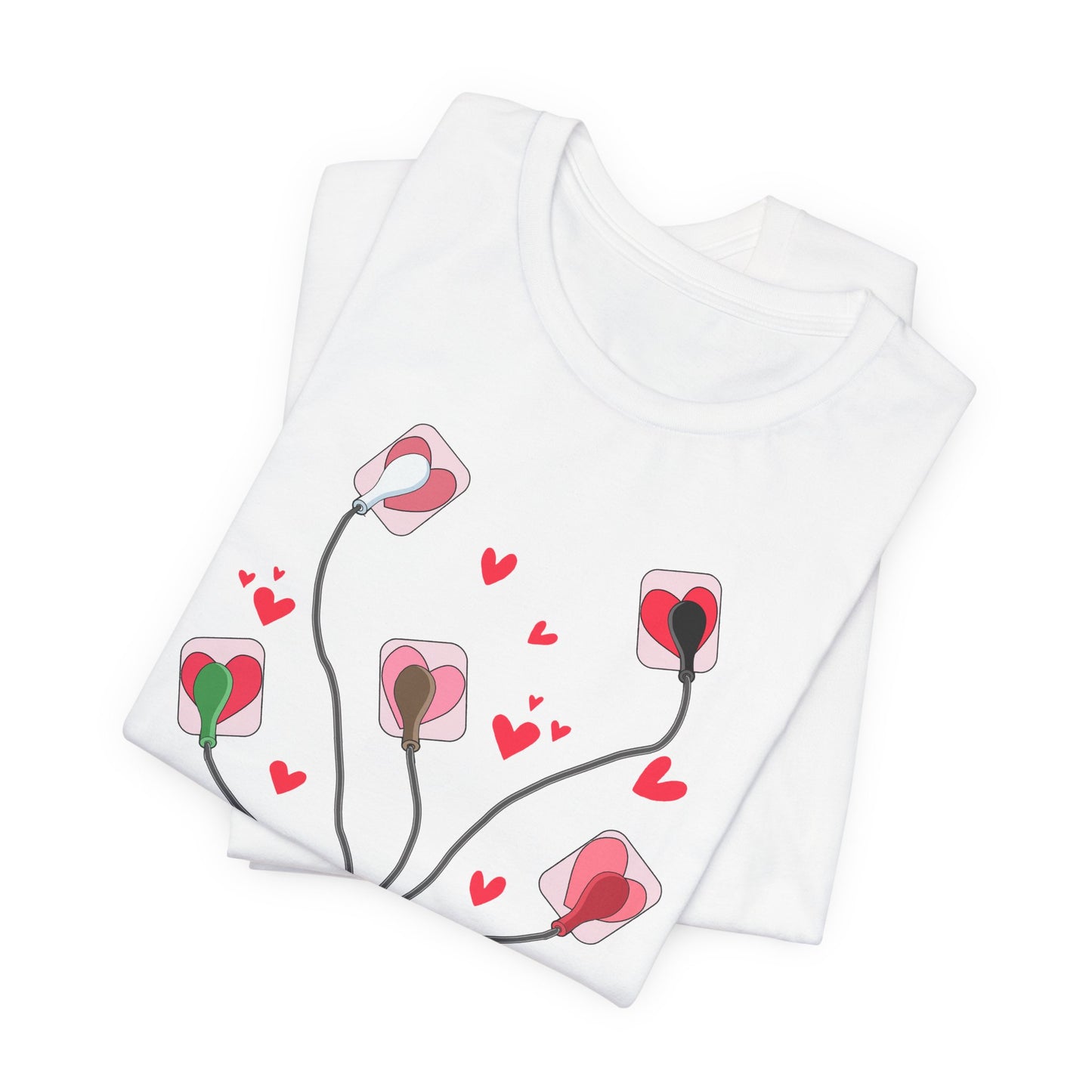 Valentine EKG Leads T-Shirt