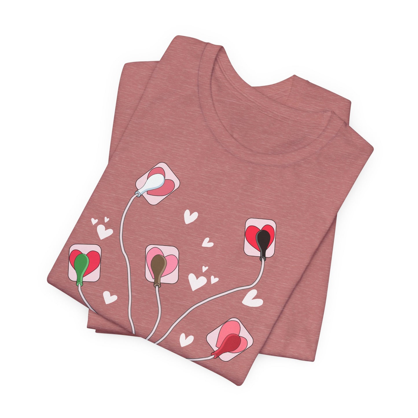 Valentine EKG Leads T-Shirt