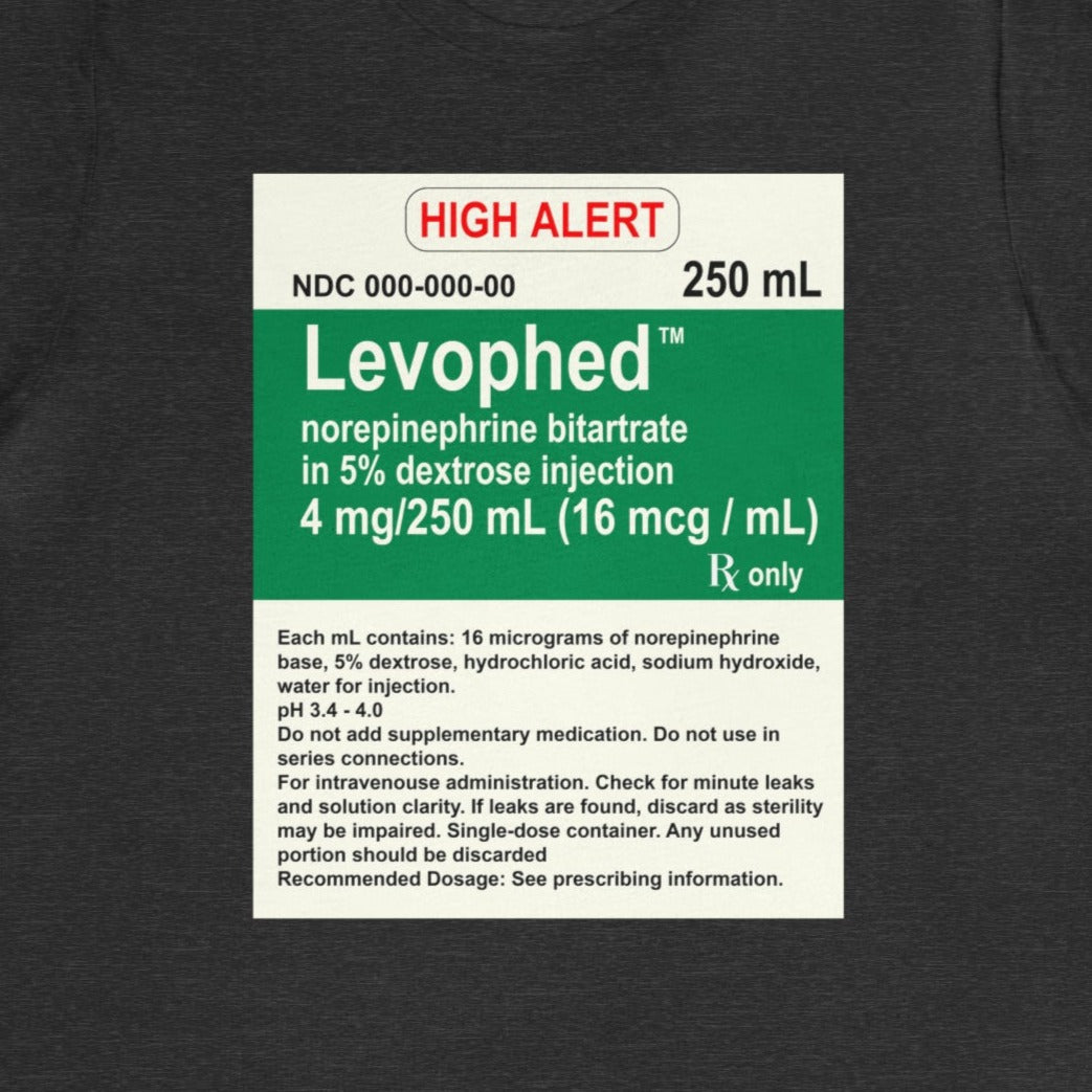 Levophed Label T-Shirt