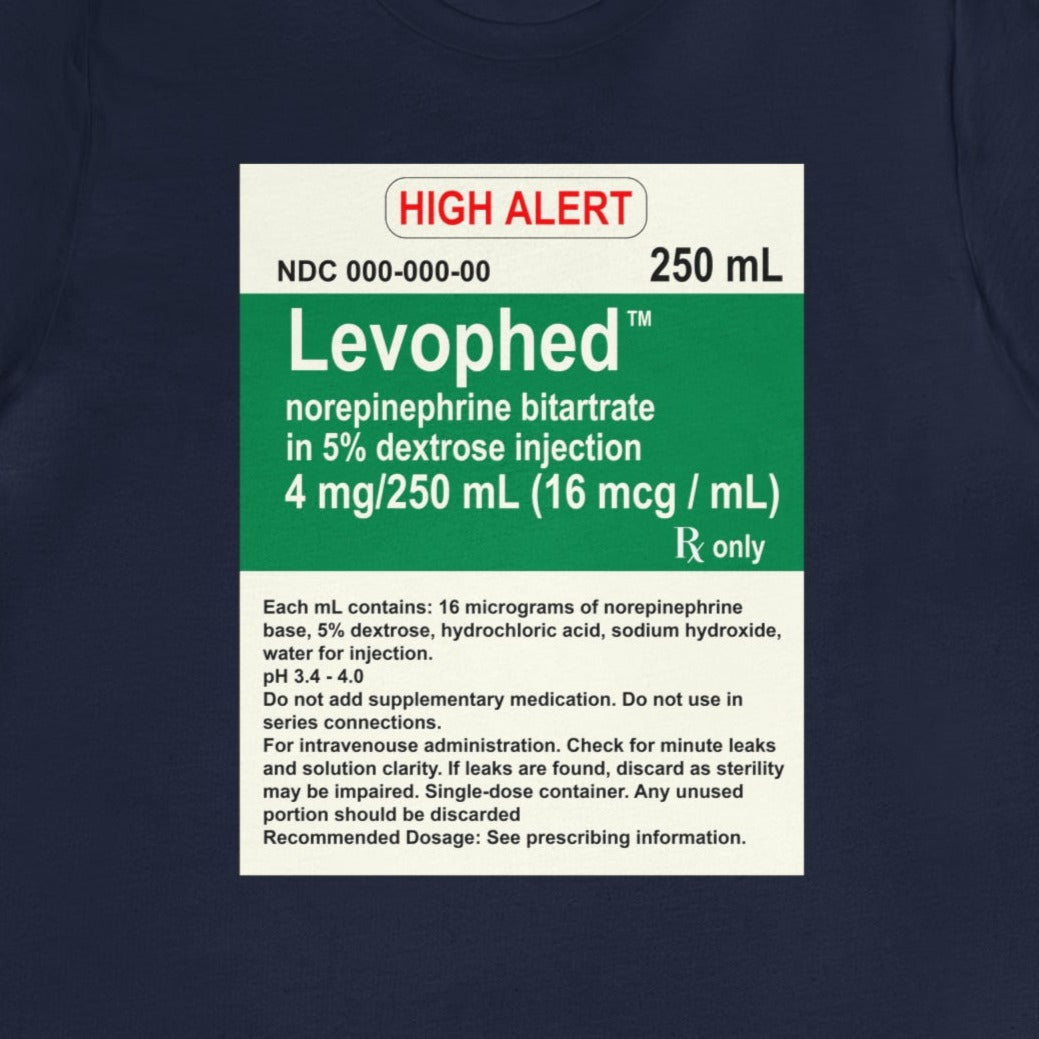 Levophed Label T-Shirt