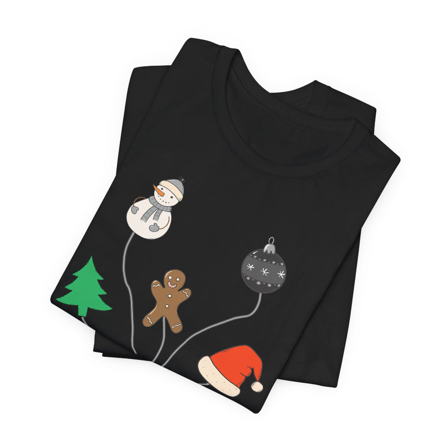Christmas EKG Leads T-Shirt
