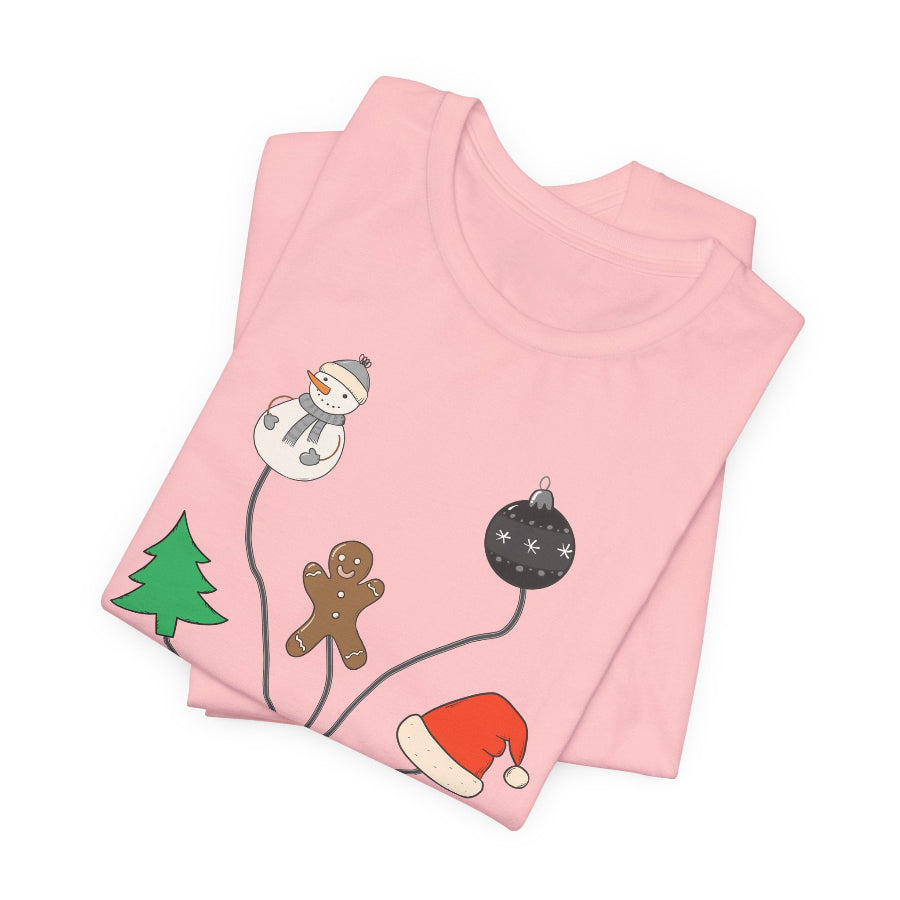 Christmas EKG Leads T-Shirt