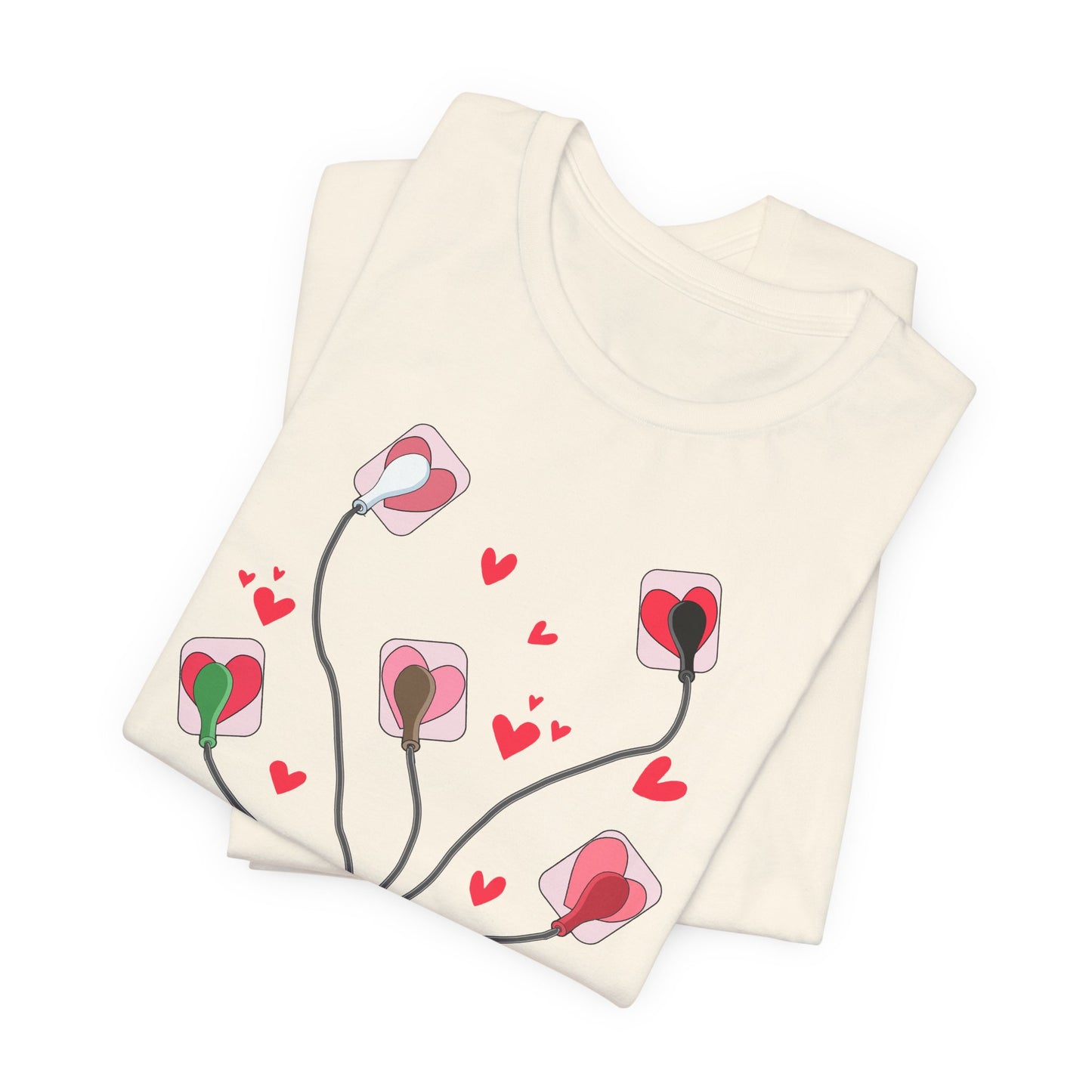 Valentine EKG Leads T-Shirt
