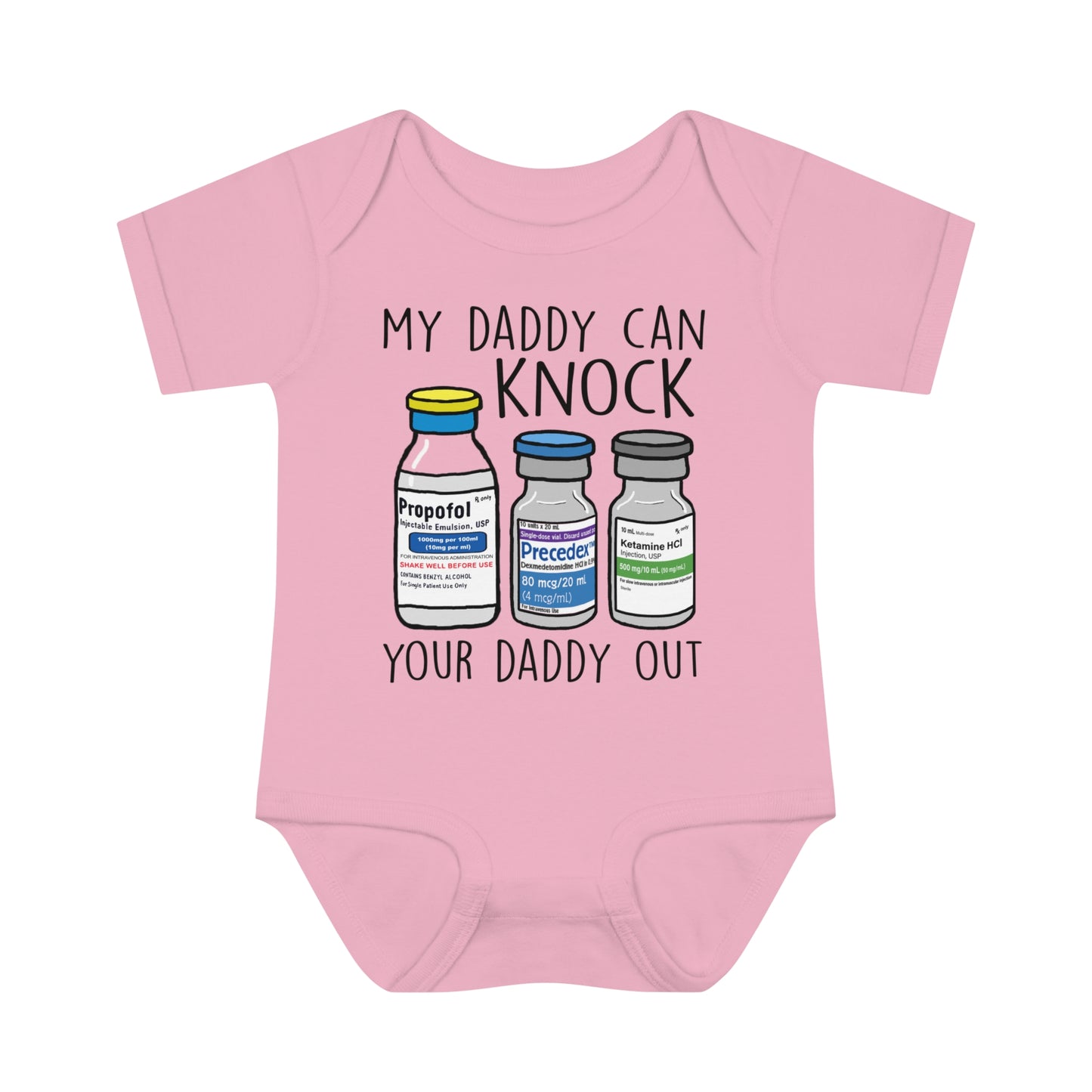 My Daddy Can Knock Your Daddy Out Baby Onesie