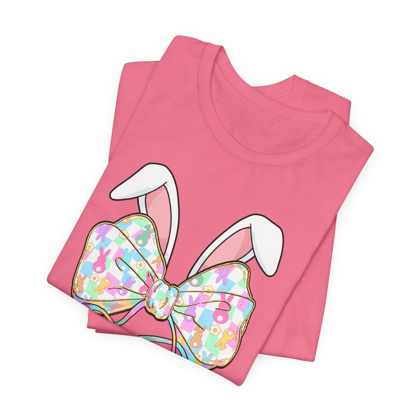 Custom Easter Bow with Stethoscope T-Shirt