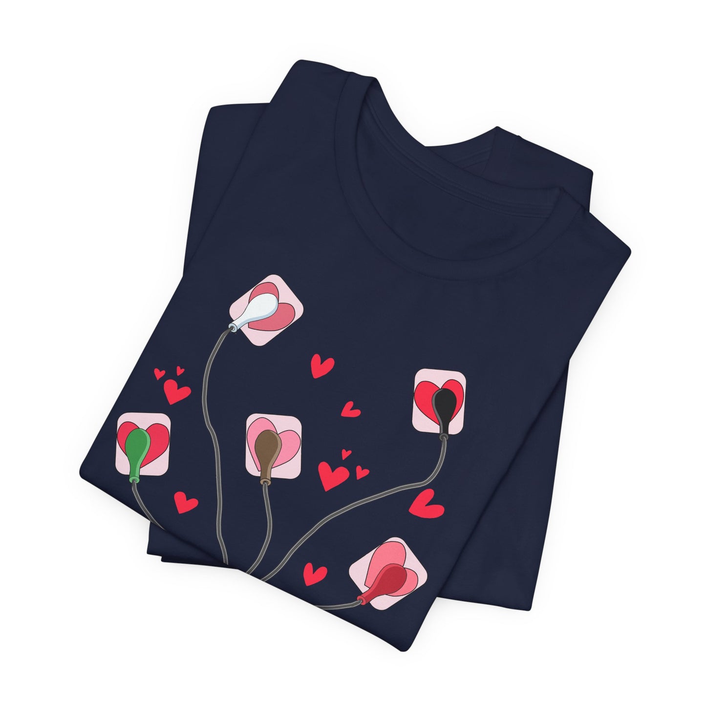 Valentine EKG Leads T-Shirt