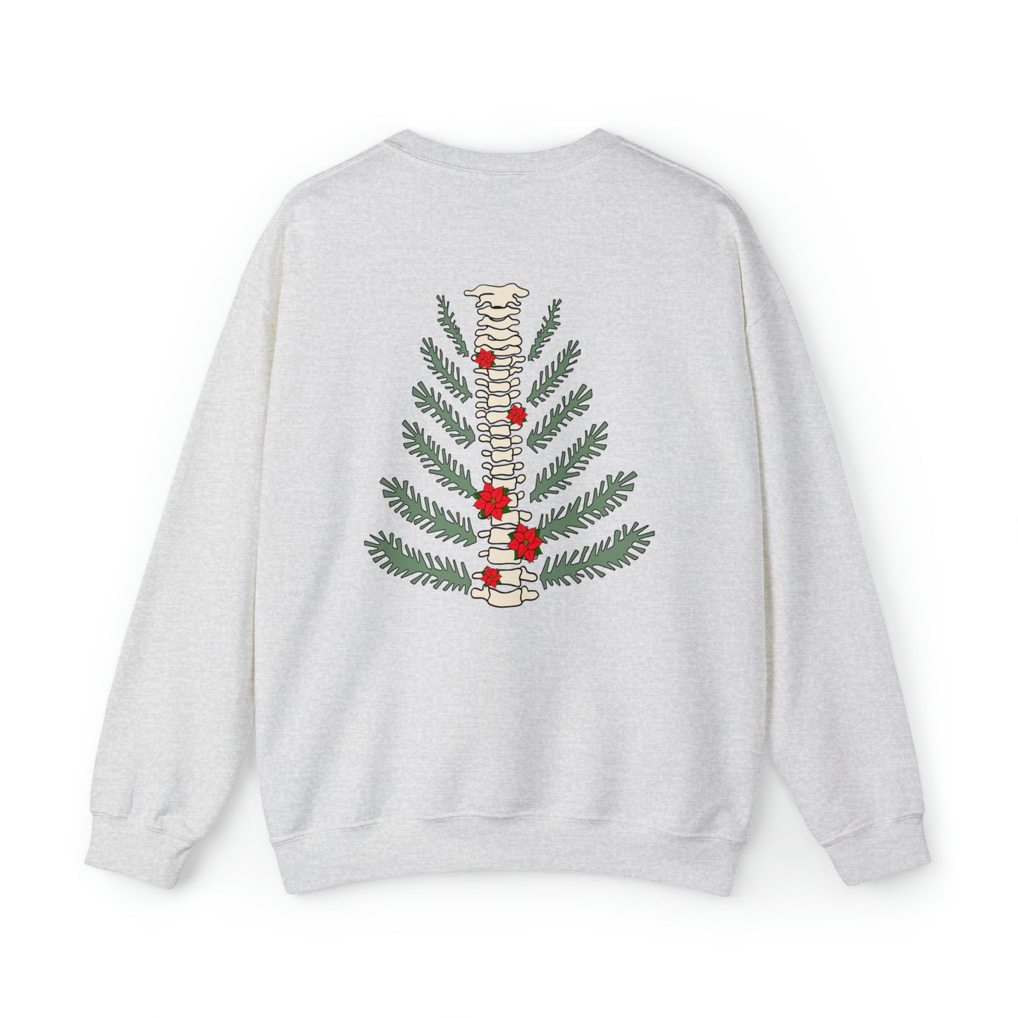 Christmas Tree Spine (Back Design) Sweatshirt