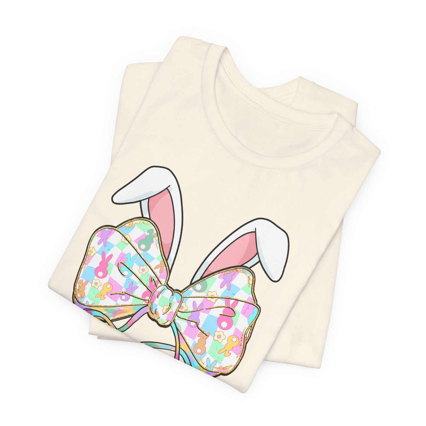 Custom Easter Bow with Stethoscope T-Shirt