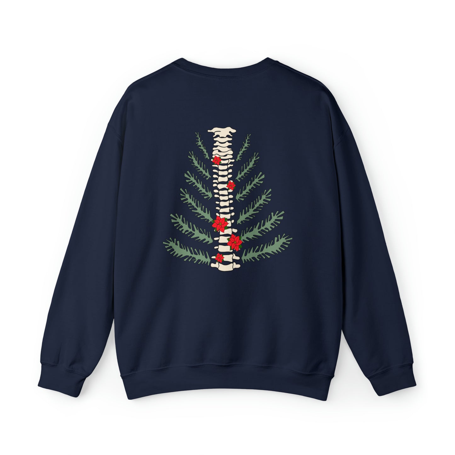 Christmas Tree Spine (Back Design) Sweatshirt