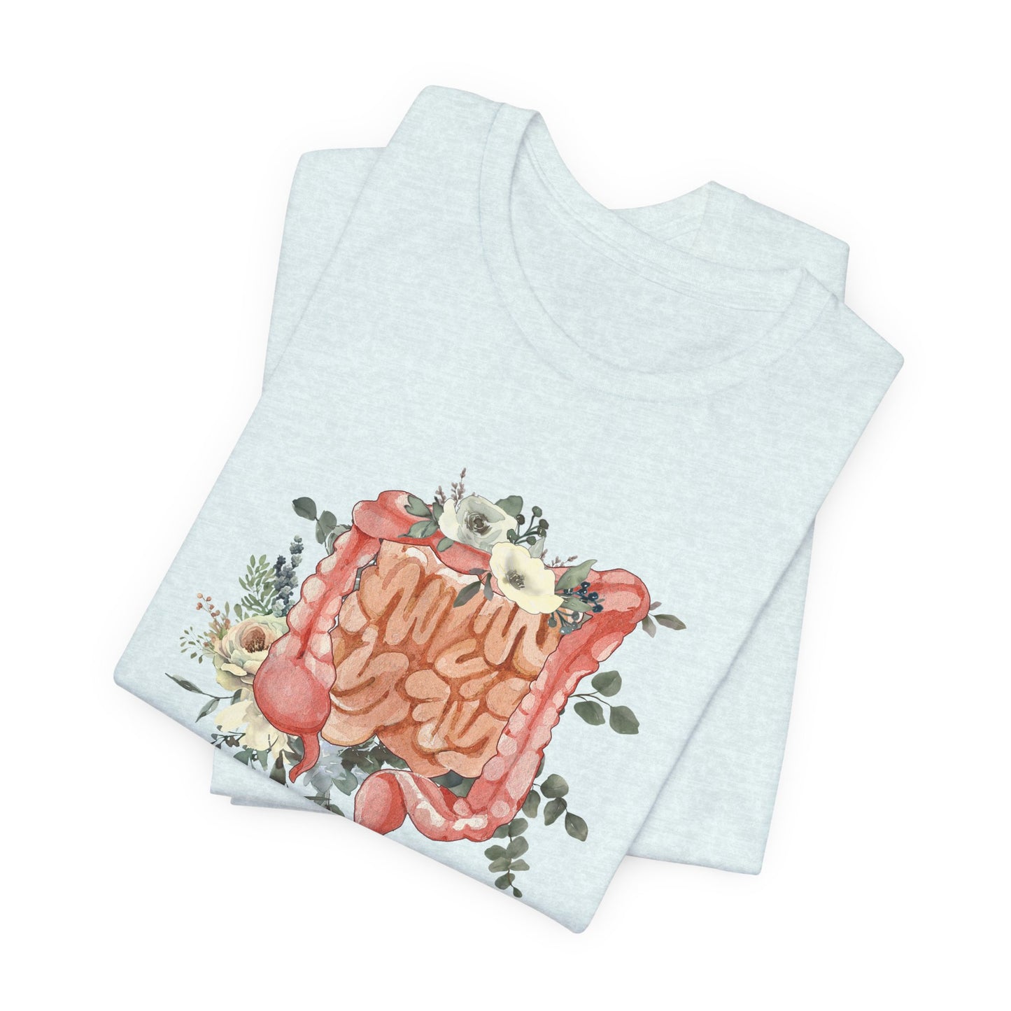 Watercolor Floral Intestines T-Shirt