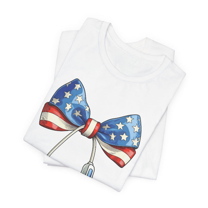 July 4th Ultrasound Bow T-Shirt