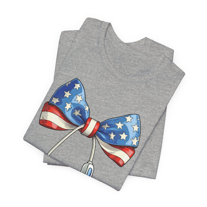 July 4th Ultrasound Bow T-Shirt