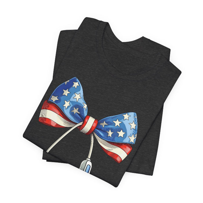July 4th Ultrasound Bow T-Shirt