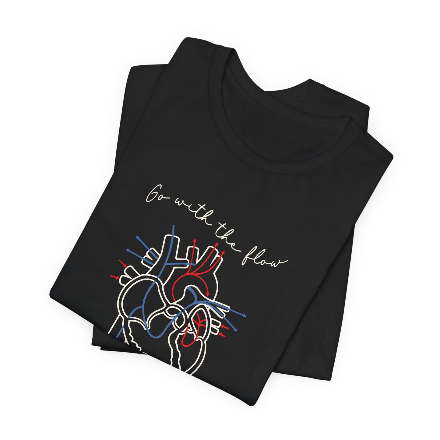 Go with the Flow Heart T-Shirt