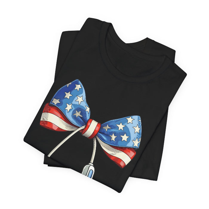 July 4th Ultrasound Bow T-Shirt