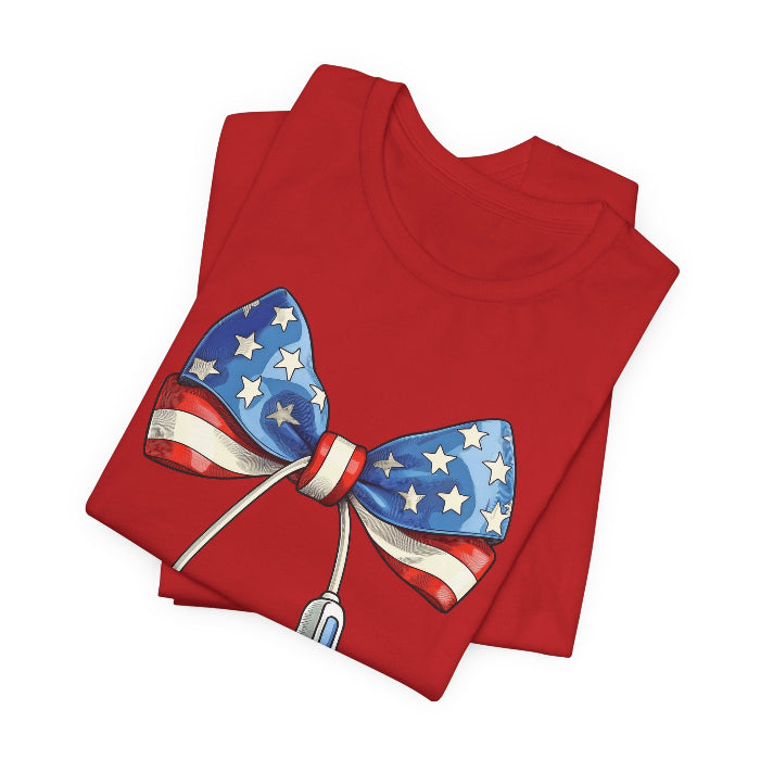 July 4th Ultrasound Bow T-Shirt