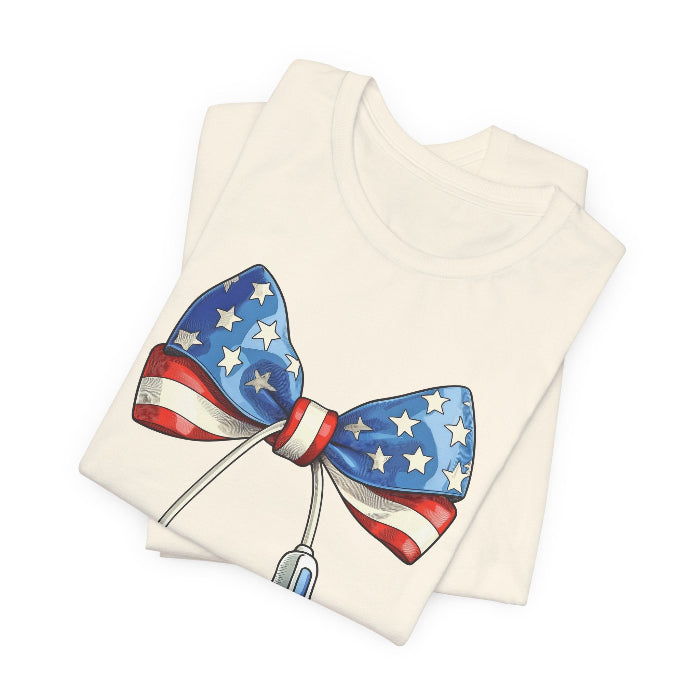 July 4th Ultrasound Bow T-Shirt