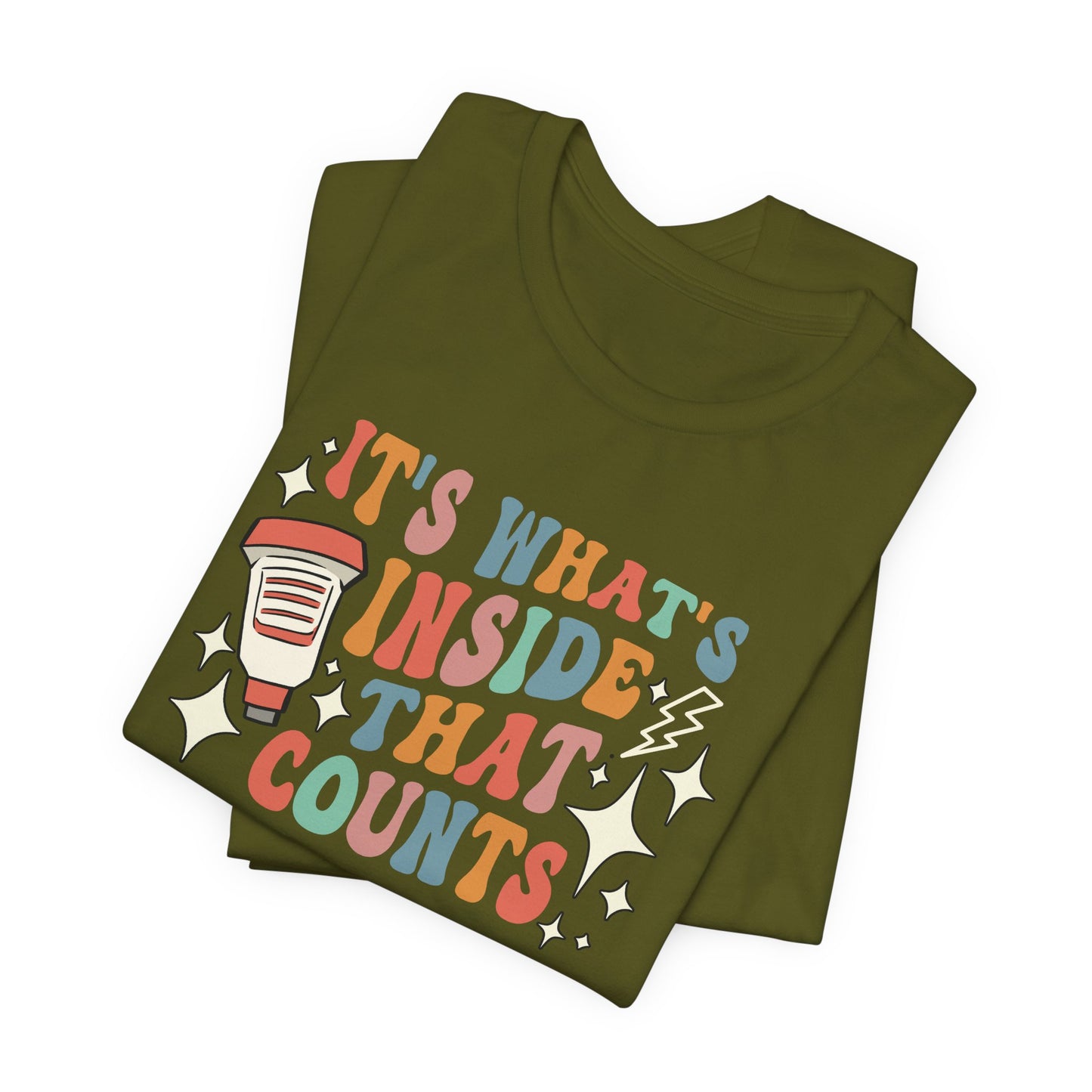 Retro It's What's Inside That Counts T-Shirt