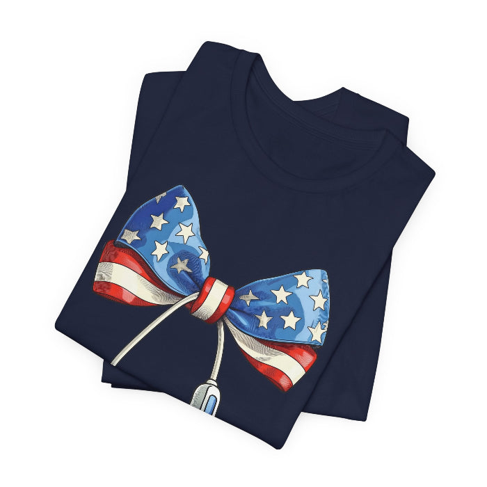 July 4th Ultrasound Bow T-Shirt