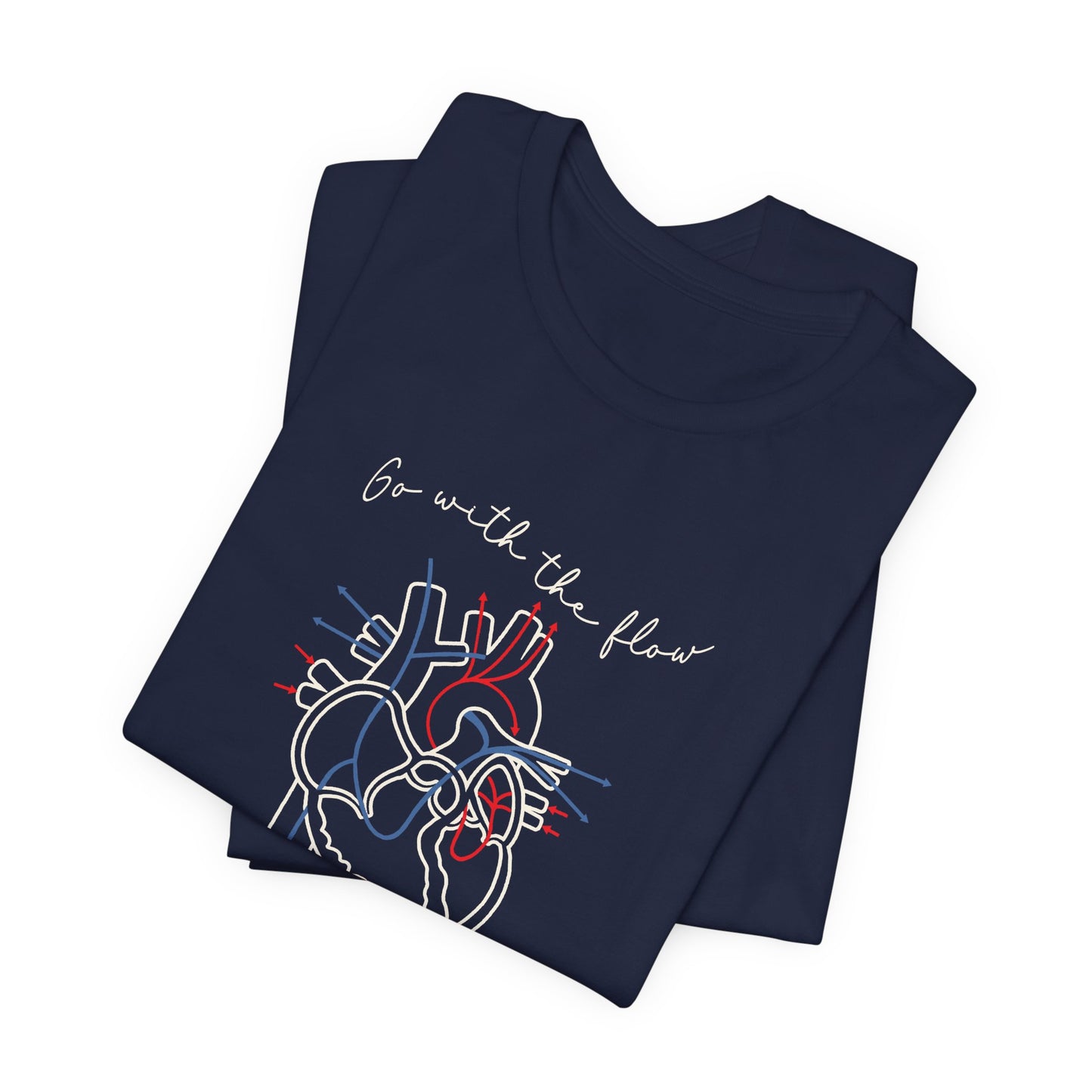 Go with the Flow Heart T-Shirt