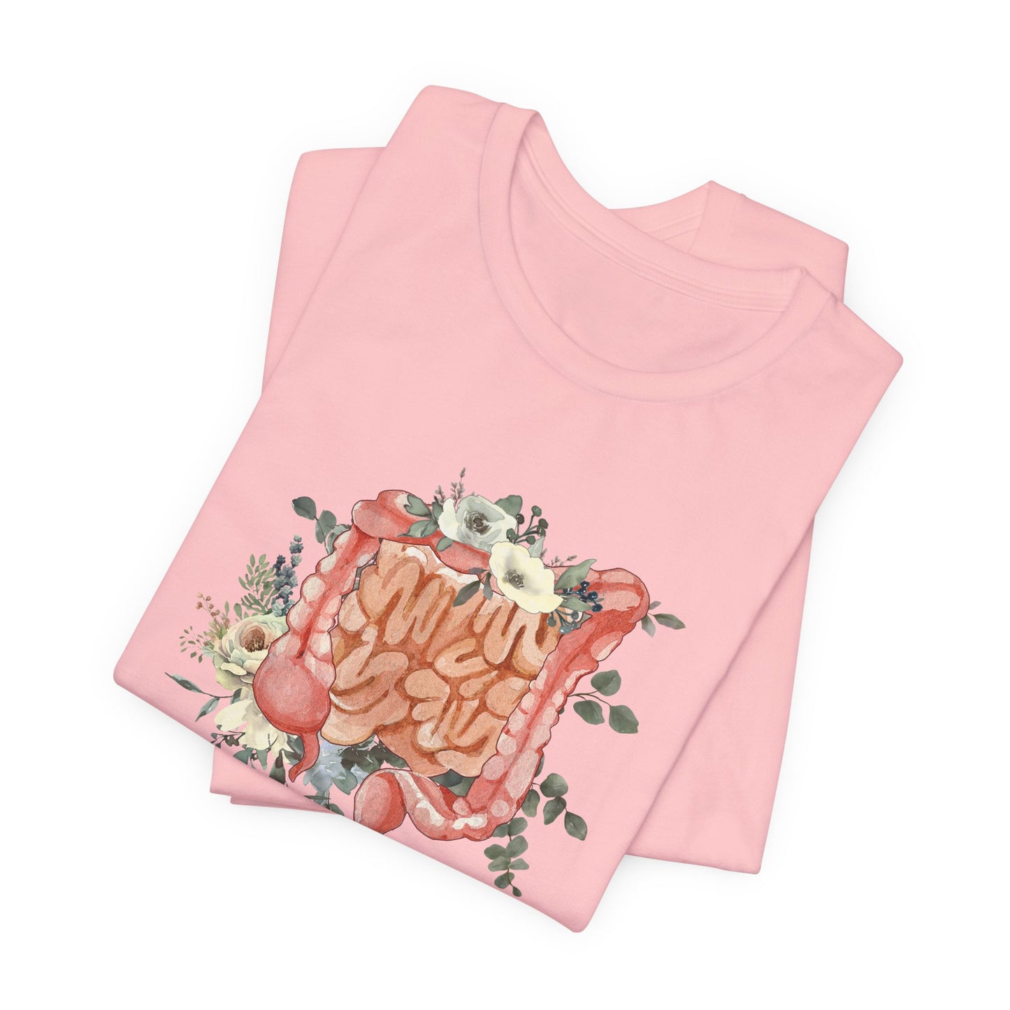 Watercolor Floral Intestines T-Shirt