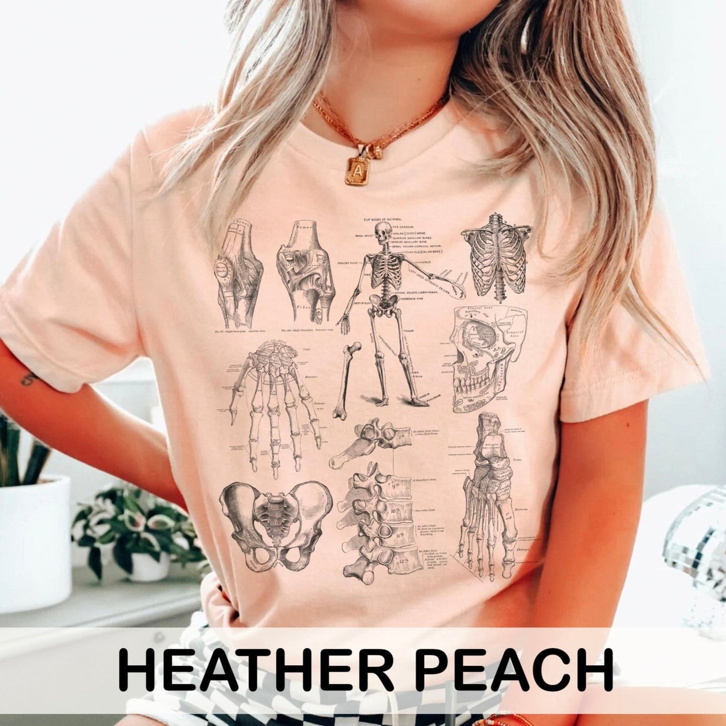 Vintage Skeletal Anatomy T-Shirt