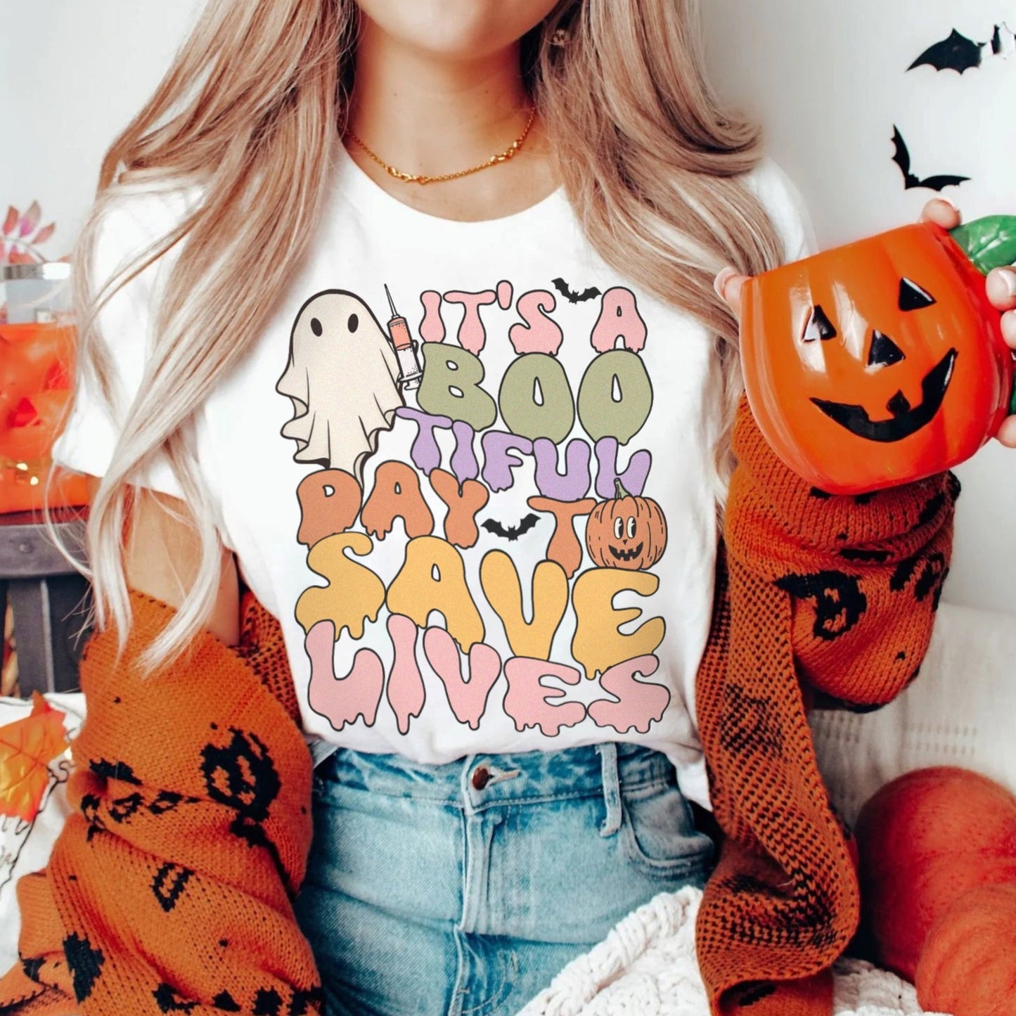 It's a Bootiful Day to Save Lives T-Shirt
