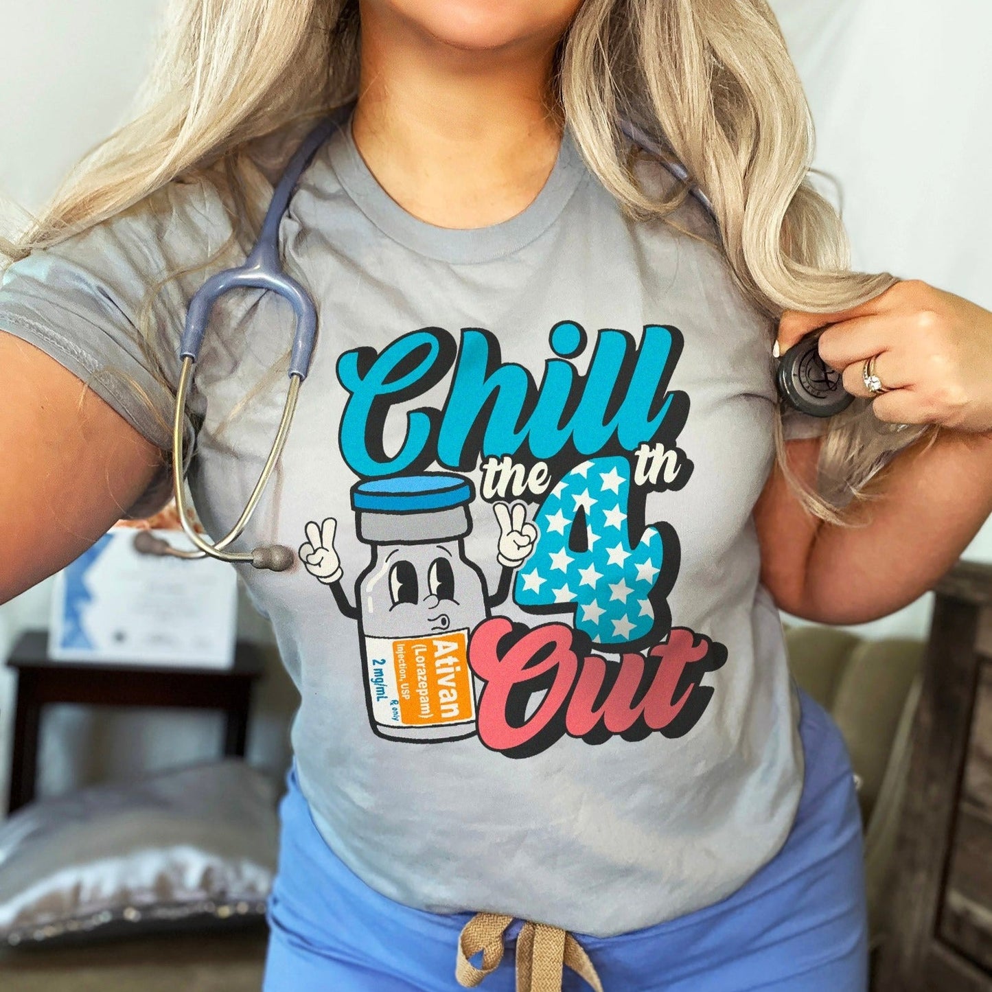 Chill the Fourth Out Ativan T-Shirt