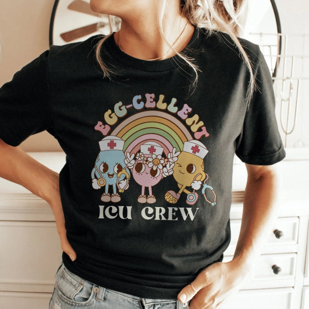Egg-cellent ICU Crew T-Shirt