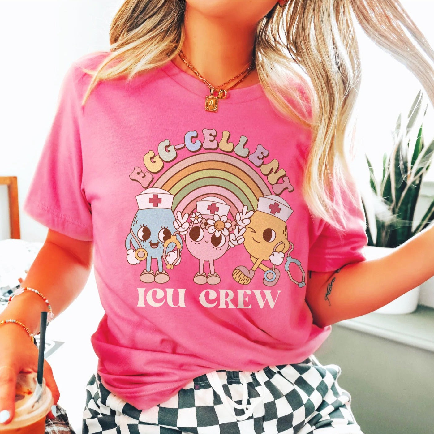 Egg-cellent ICU Crew T-Shirt