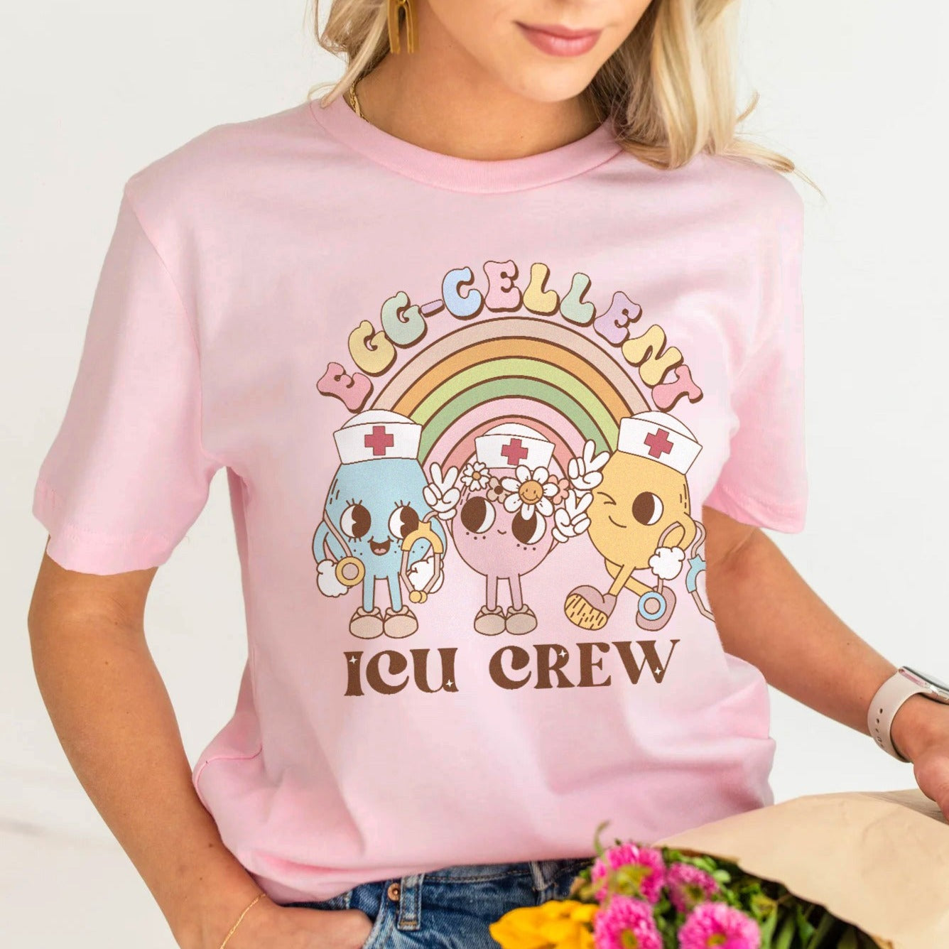 Egg-cellent ICU Crew T-Shirt