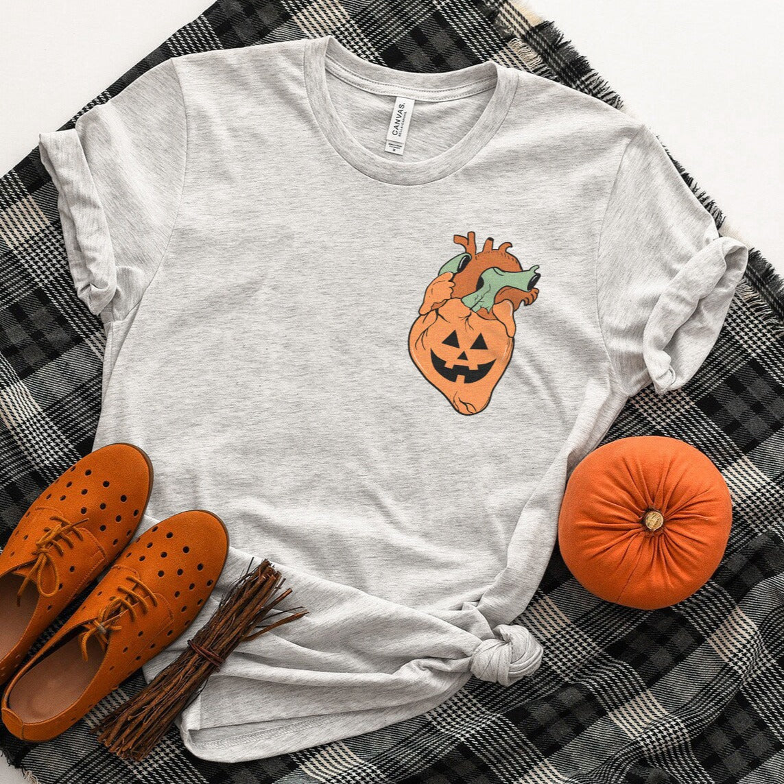 Jack-o-lantern Heart T-Shirt