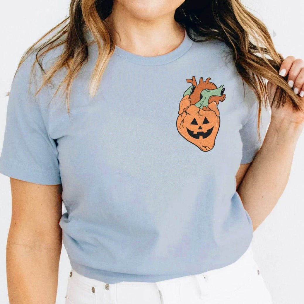 Jack-o-lantern Heart T-Shirt