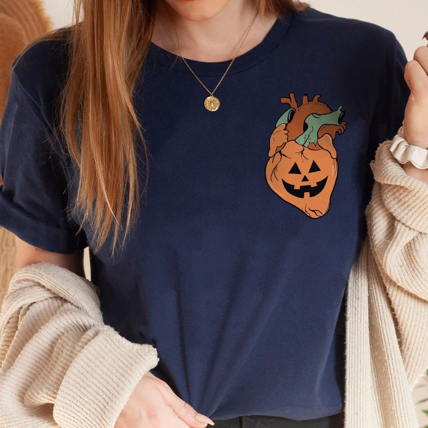Jack-o-lantern Heart T-Shirt