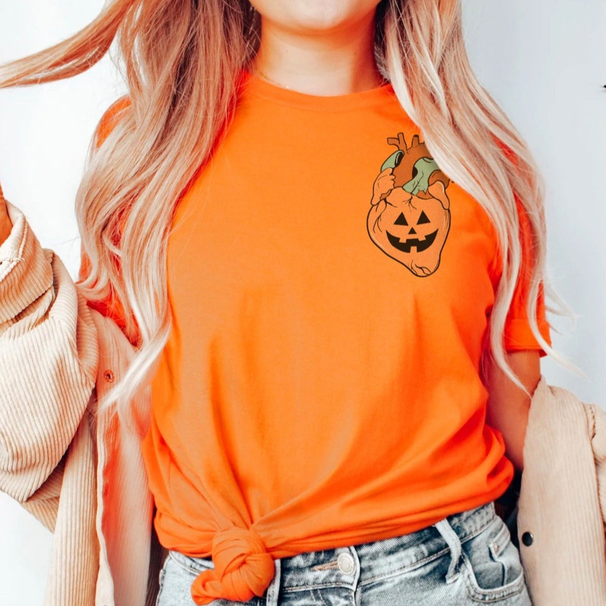 Jack-o-lantern Heart T-Shirt
