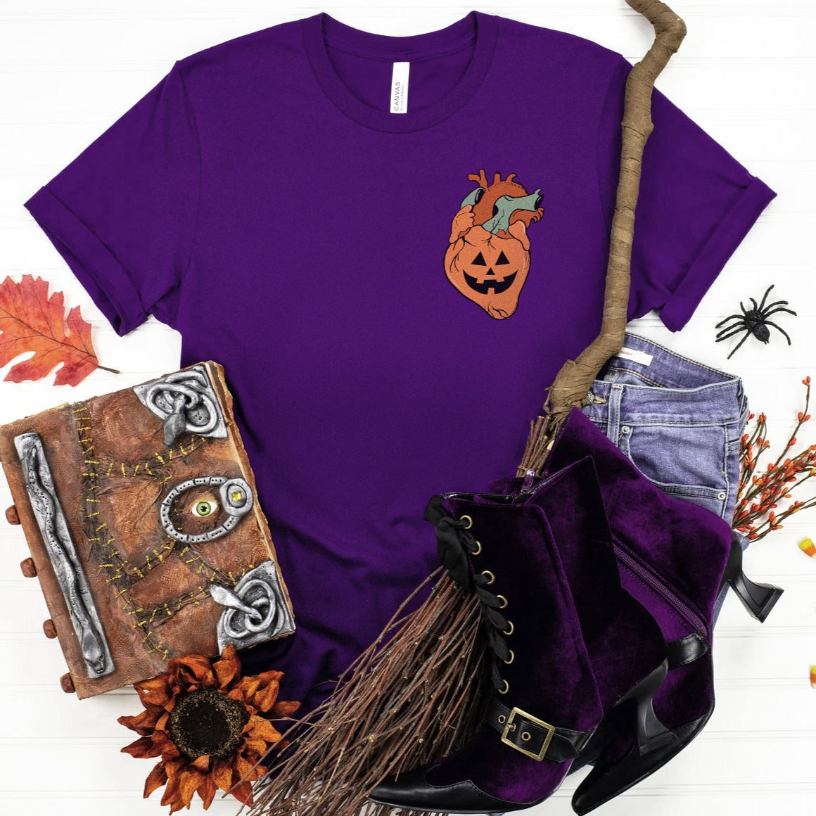 Jack-o-lantern Heart T-Shirt